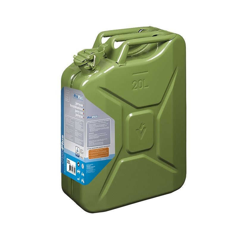 Jerrycan 20L métal vert UN- & TüV/GS-approuvé