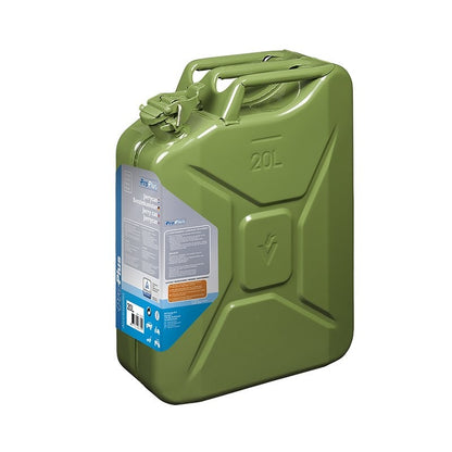 Jerrycan 20L métal vert UN- & TüV/GS-approuvé