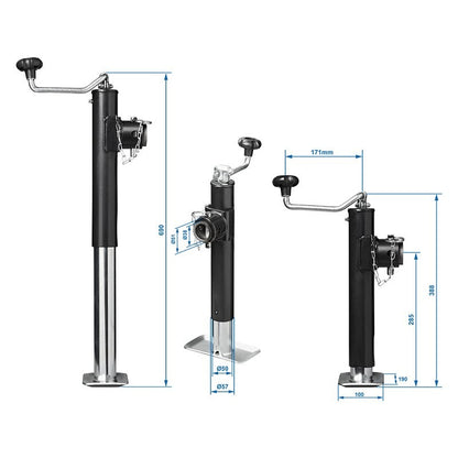 Support de remorque télescopique Heavy Duty TH39/2000