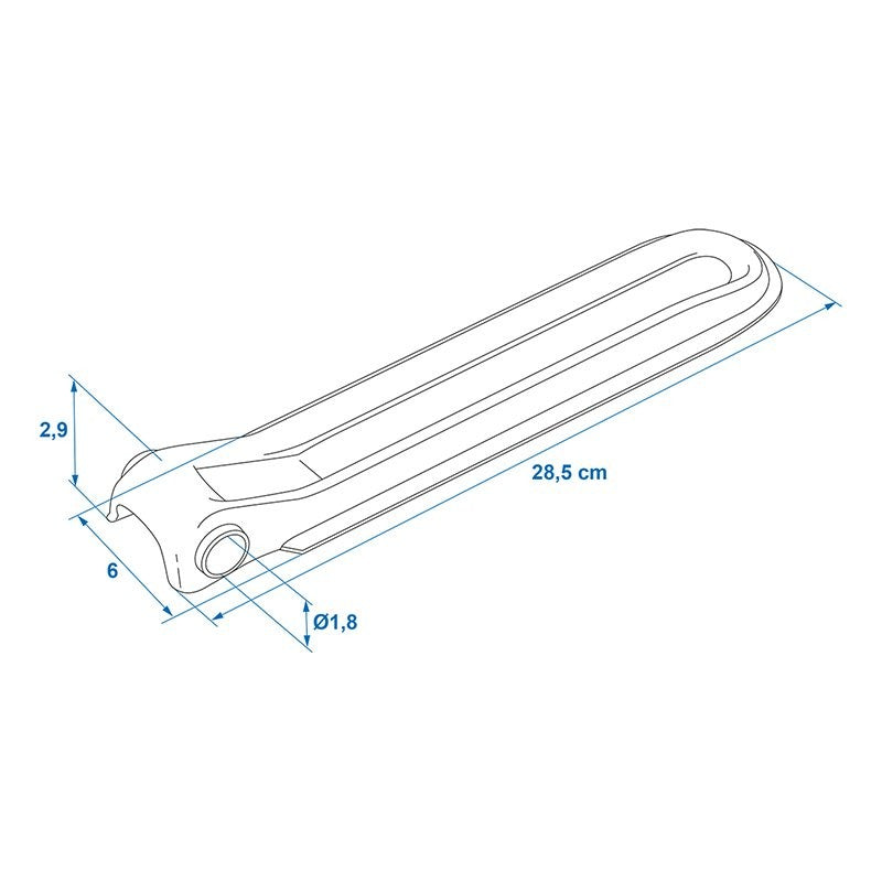 Charnière de ridelle 270mm