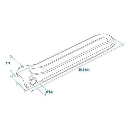 Charnière de ridelle 270mm