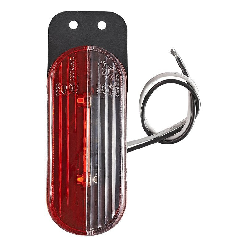 Feu de gabarit LED rouge/blanc gauche droite