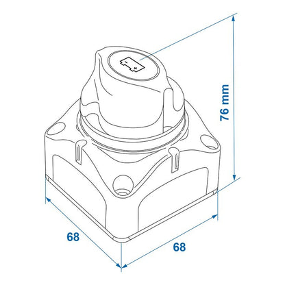 Interrupteur principal 12-48V 275/1250A ON/OFF