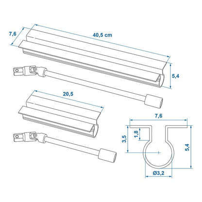 Vérin stabilisateur kit de confort