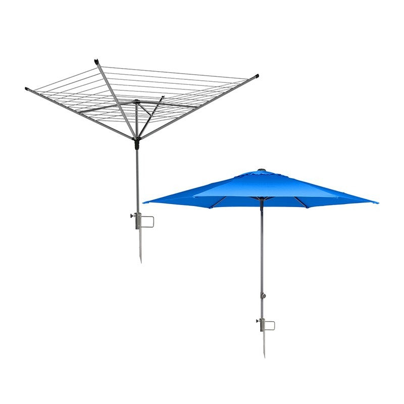 Support de piquet pour séchoir parapluie & parasol 45cm Ø35mm