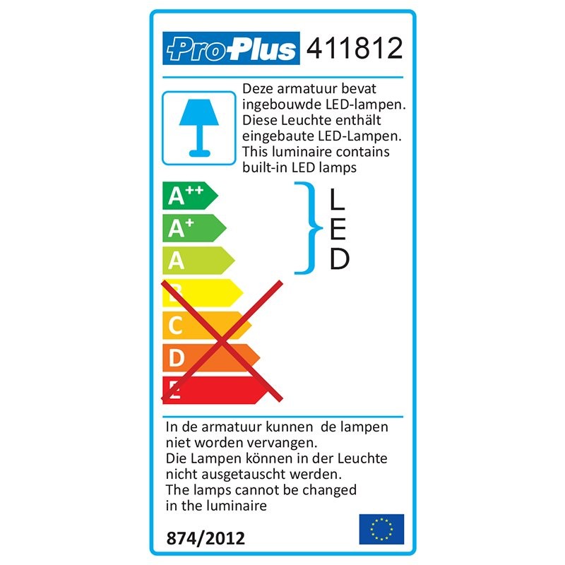 Plafonnier / luminaire de surface 12V 290lm ø95x25mm