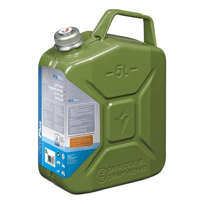 Jerrycan 5L métal vert avec bouchon à vis magnétique UN- & TüV/GS-approuvé