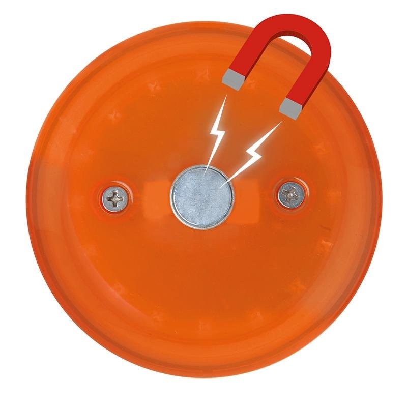 Disque d'avertissement 16+8LED orange