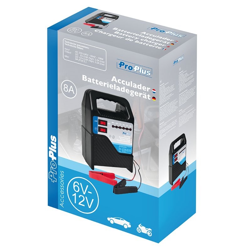 Chargeur de batterie 6V/12V 8Amp.