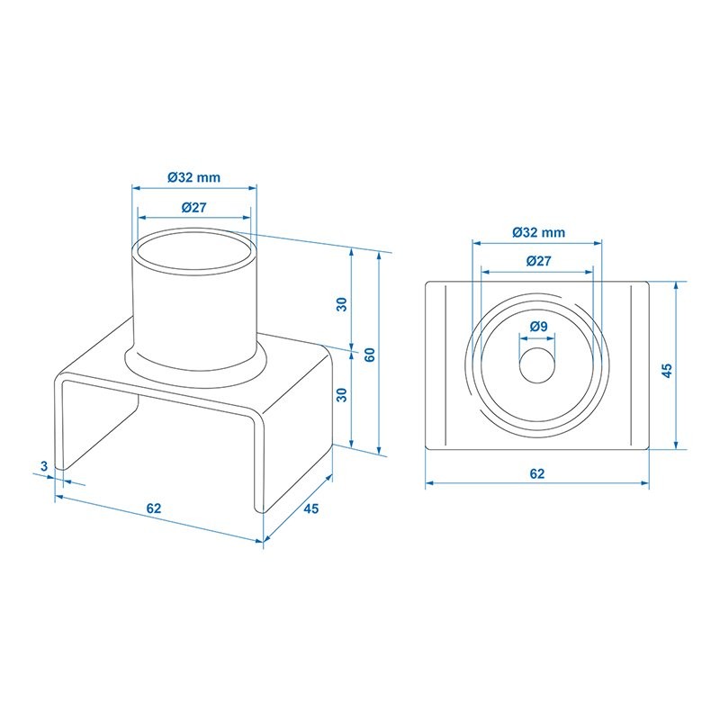 Adaptateur pour les cric hydraulique