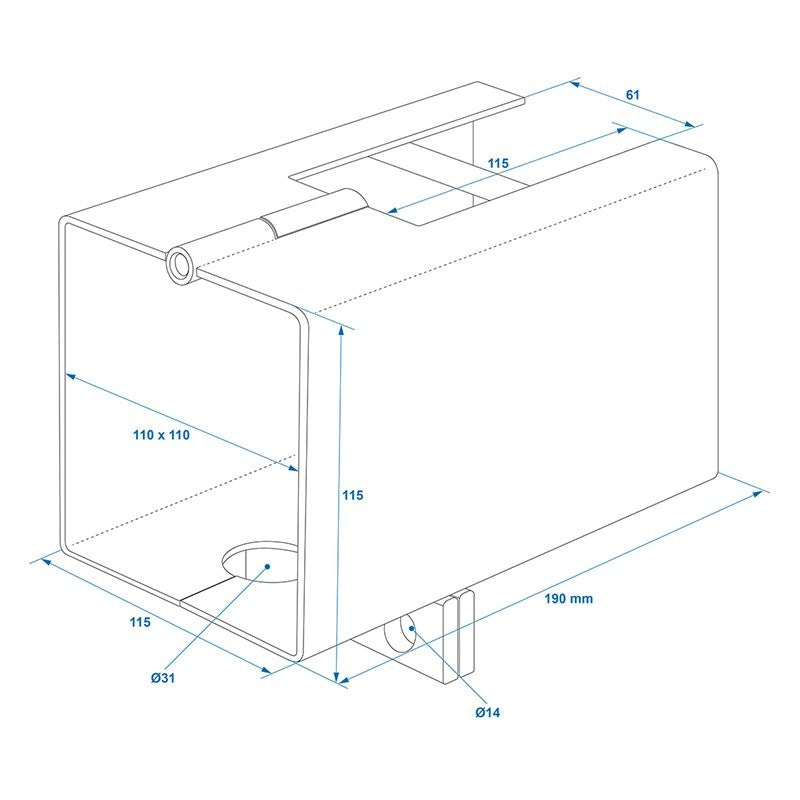 Antivol tête d'attelage pliable