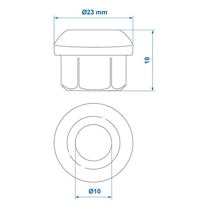 Écrou de roue M12x1,5 conique sphérique - jeu de 5 pièces