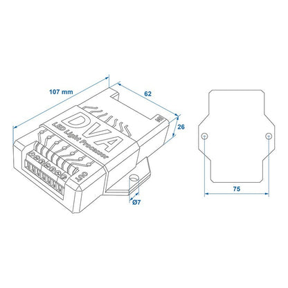 Processeur de LED 12V pour les remorques