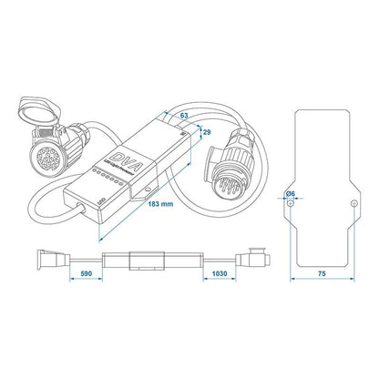 Processeur de LED 12V pour les remorques plug & play