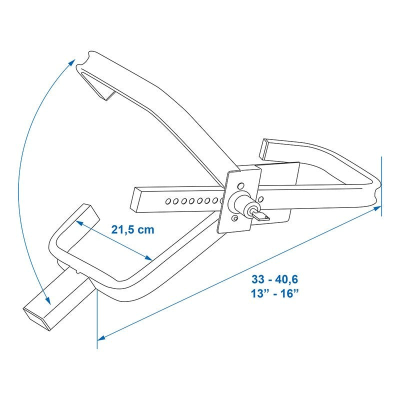 Sabot de roue 13 - 16 pouces