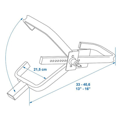 Sabot de roue 13 - 16 pouces