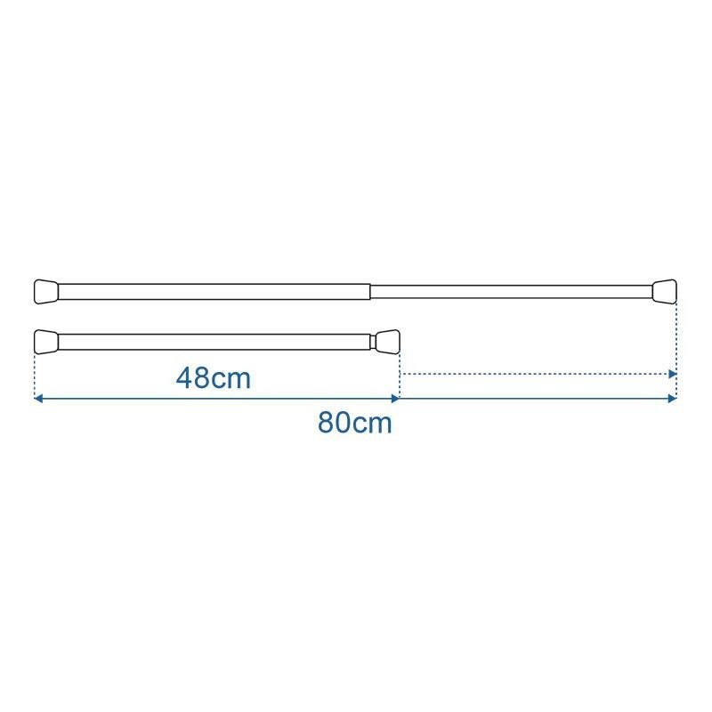 Barre anti-chutes extensible 48-80cm