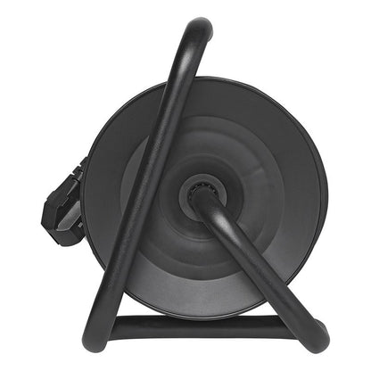 Enrouleur électrique Schuko quadruple prise 15M 3x1,5mm² VV