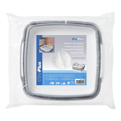 Bassine pliable avec bouchon vidange