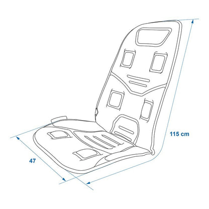 Coussin de Massage & Chauffant 12V 2 en 1