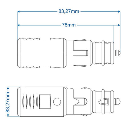 Fiche allume cigare universel 12V/24V