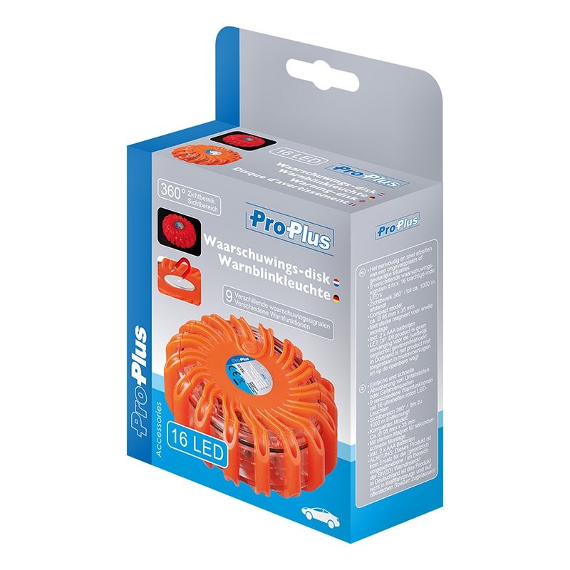 Disque d'avertissement 16LED orange