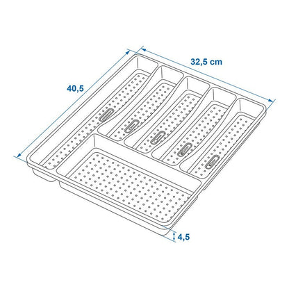 Range couverts 40,5 x 32,5 x 4,5 cm