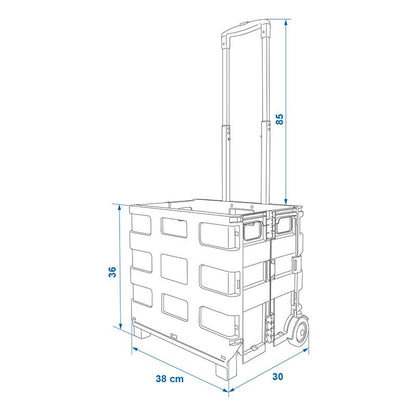 Chariot caisse pliant 25kg