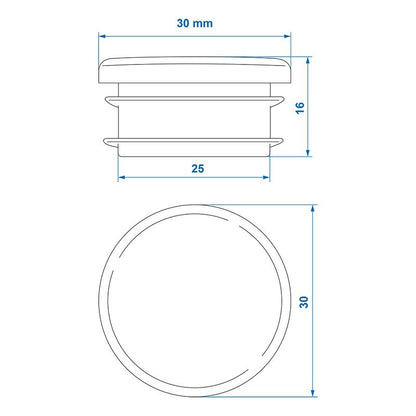 Embout Ø30mm