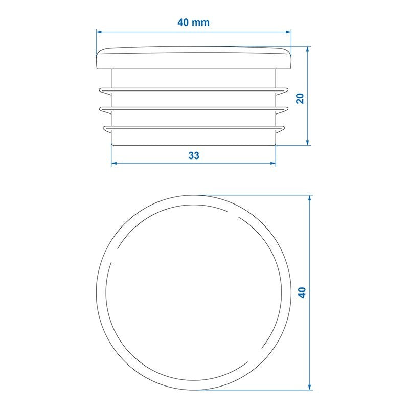 Embout Ø40mm