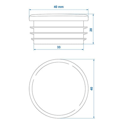 Embout Ø40mm