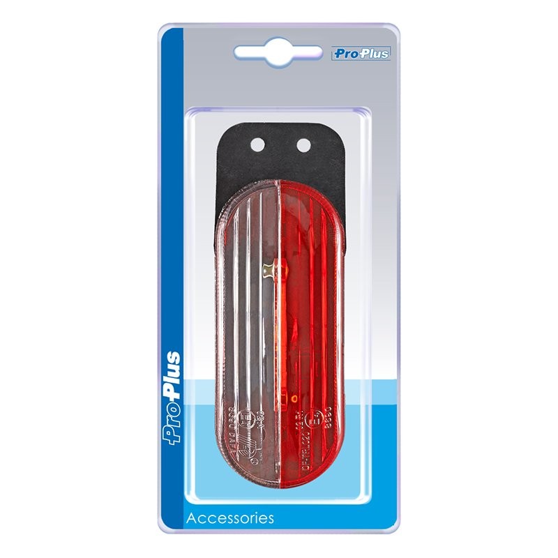 Feu de gabarit LED rouge/blanc gauche