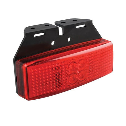 Feu de position arrière 12/24V rouge 110x40mm LED avec support