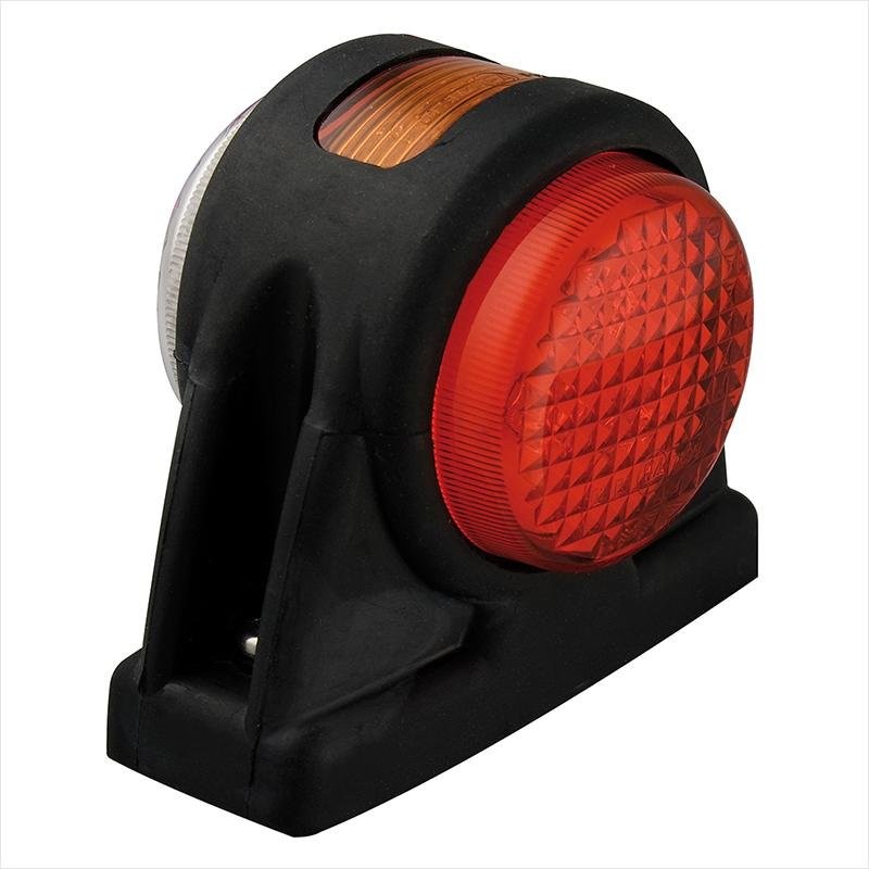 Feu de gabarit 12/24V rouge/blanc/orange 101x82mm LED