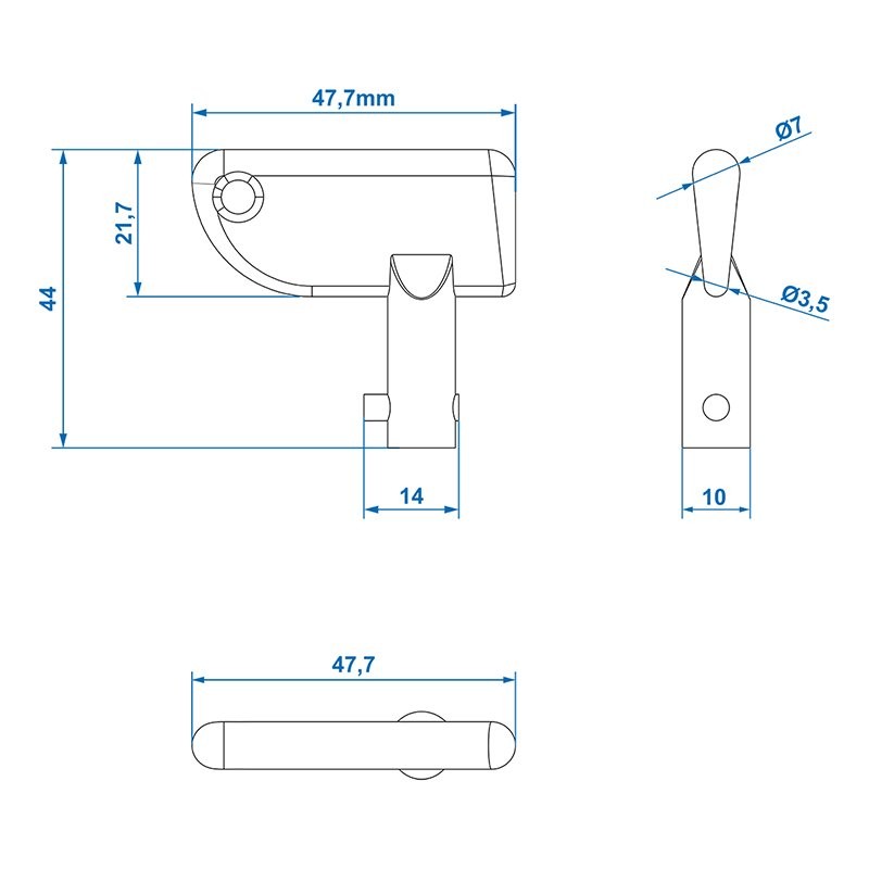 Clé pour interrupteur principal 347029