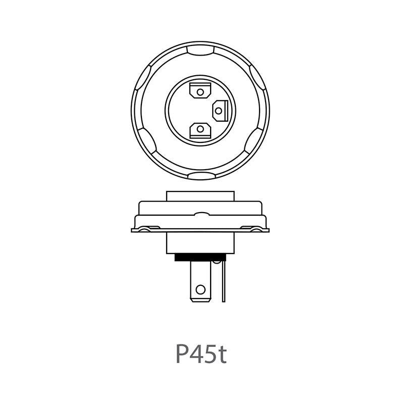 Lampe de voiture 12V 45/40W P45t dans boîte