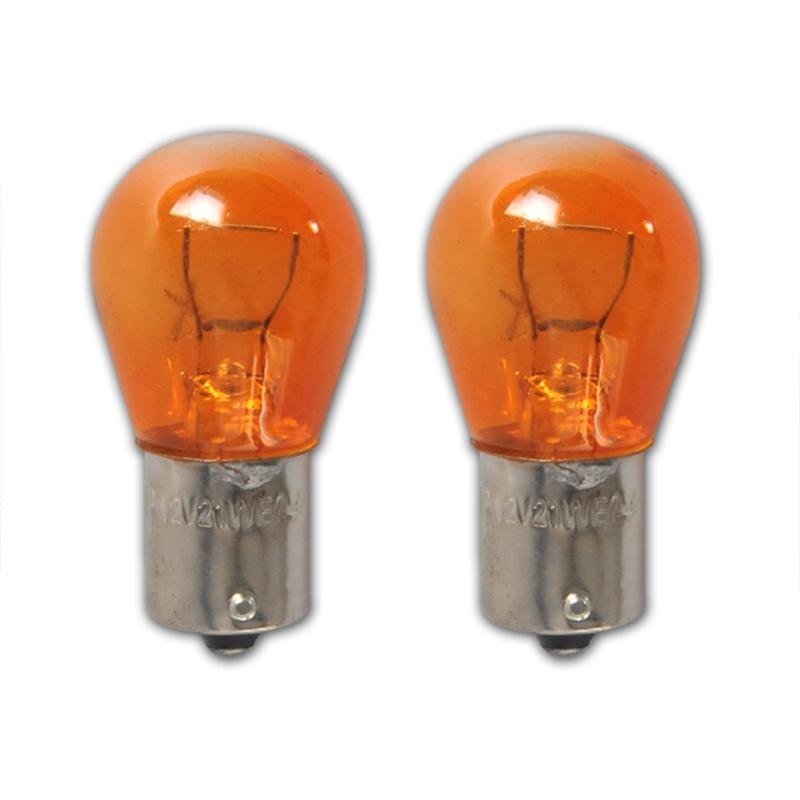 Lampe de voiture 12V 21W BA15s orange par pièce