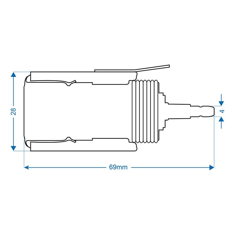 Capuchon à encastrer d'allume-cigares 12V/24V universel