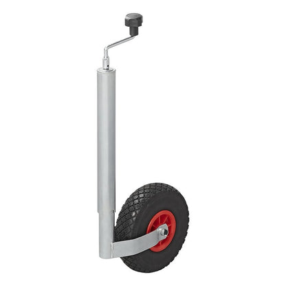 Roue jockey 48mm jante plastique avec pneu d'aire 260x85mm