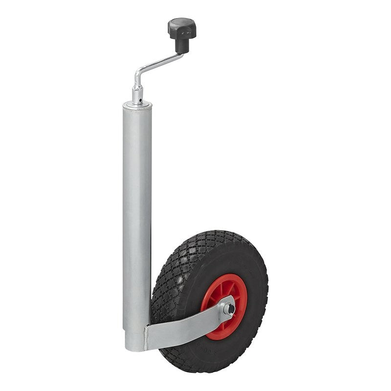 Roue jockey 48mm jante plastique avec pneu d'aire 260x85mm