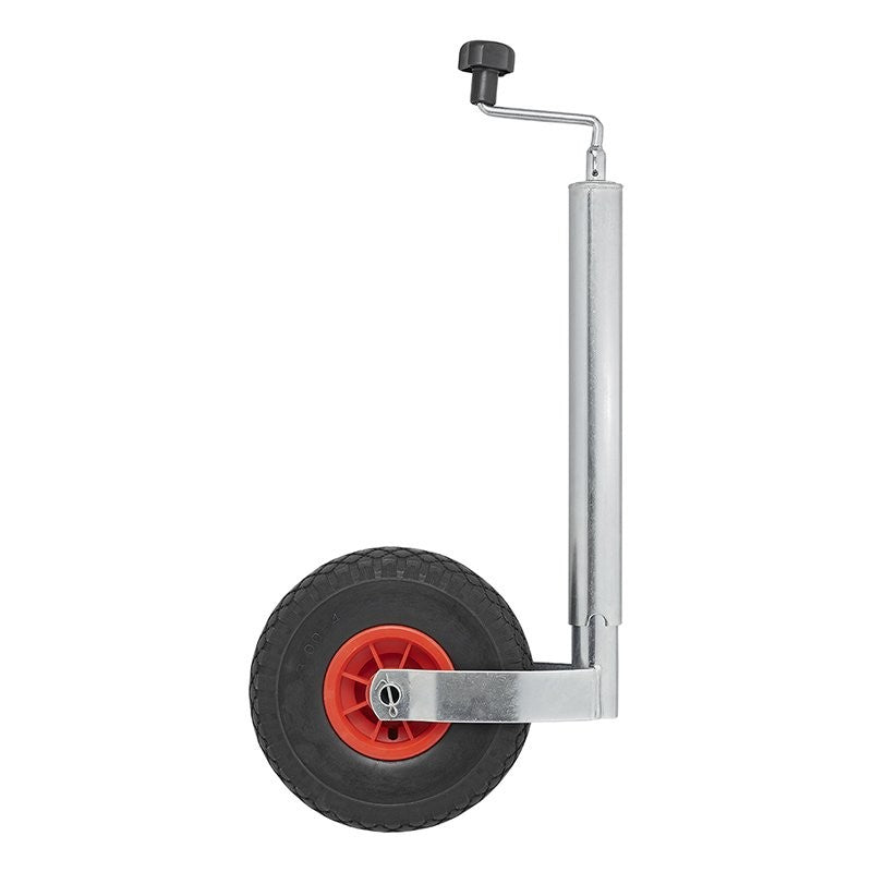 Roue jockey 48mm jante plastique avec pneu d'aire 260x85mm