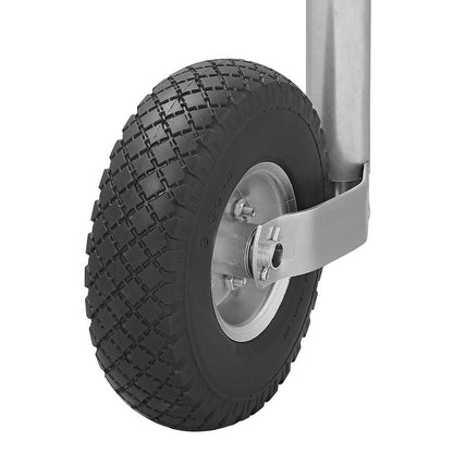 Roue jockey 48mm jante métal avec pneu d'aire 260x85mm