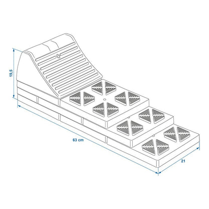 Cale de nivellement multifonctionnel empilable