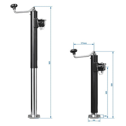 Support de remorque télescopique Heavy Duty TH39/2000