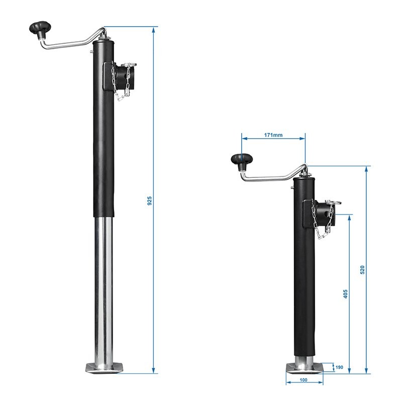 Support de remorque télescopique Heavy Duty TH39/2000