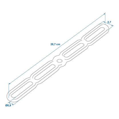 Tendeur en caoutchouc réglable 285mm