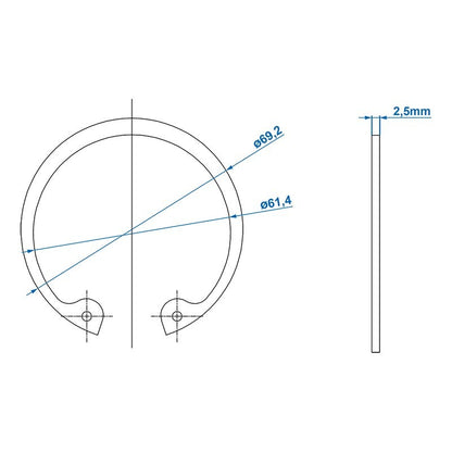 Circlip Ø60mm