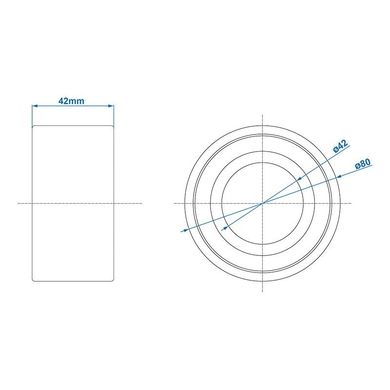 Roulement compact 34/64x37mm universel