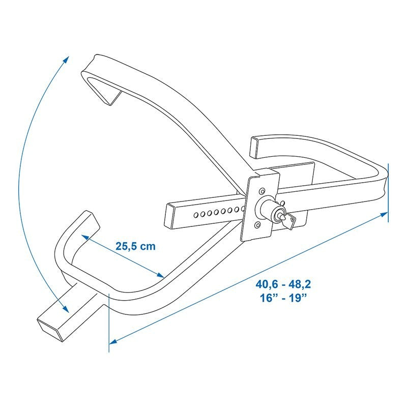 Sabot de roue 13 - 16 pouces