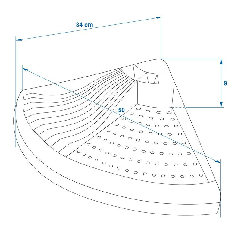 Egouttoir pliable plastique